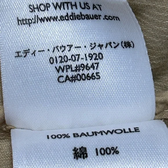 Eddie Bauer Corduroy Jacket Size Small - Picture 13 of 13